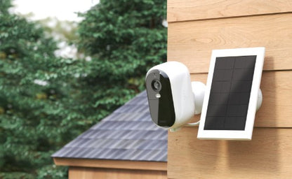 Arlo Essential 2K Outdoor Security Camera & Solar Panel, 2-pack