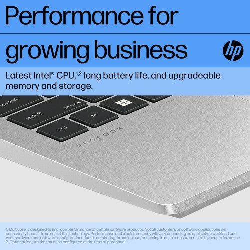 HP ProBook 440 G10 Intel® Core™ i5 i5-1335U Laptop 35.6 cm (14") Full HD 16 GB DDR4-SDRAM 512 GB SSD Wi-Fi 6E (802.11ax) Windows 11 Pro Silver