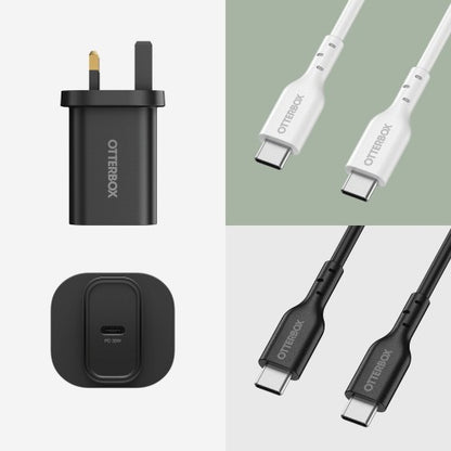 OtterBox Standard UK Wall Charger 30W - 1X USB-C 30W USB-PD Black