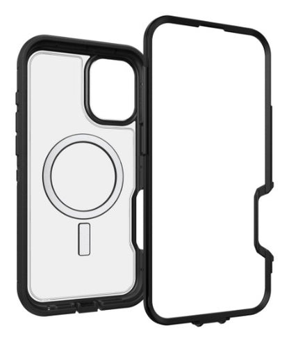 OtterBox Defender Series XT Clear for MagSafe for Apple iPhone 16 Plus, Dark Side