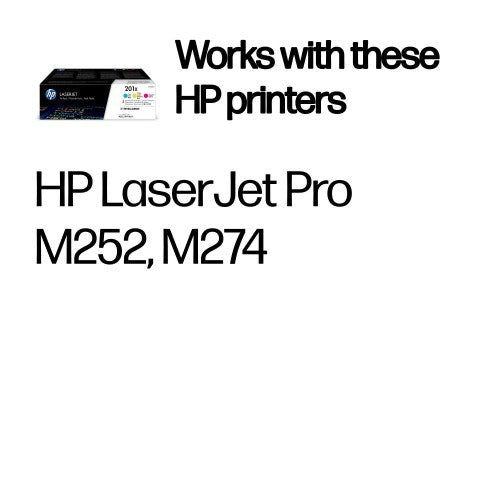 HP CF253XM/201X Toner cartridge MultiPack C,M,Y, 3x2.3K pages ISO/IEC 19752 Pack=3 for HP Pro M 252