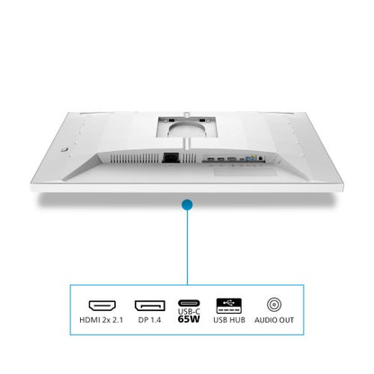 Philips Evnia 5000 computer monitor 68.6 cm (27") 3840 x 2160 pixels 4K Ultra HD LCD White