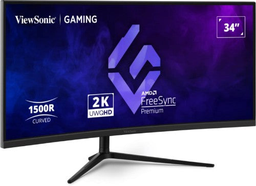 Viewsonic VX3418C-2K computer monitor 86.4 cm (34") 3440 x 1440 pixels UltraWide Quad HD Black