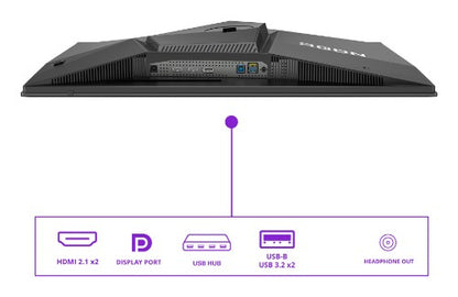 AOC AGON PRO AG276QKD2 computer monitor 67.3 cm (26.5") 2560 x 1440 pixels Quad HD QD-OLED Black, Grey