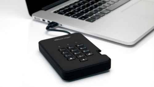 iStorage diskAshur² SSD 1TB Black | Secure Portable Solid State Drive |AES-XTS 256-bit Hardware Encryption | PIN protected | OS & Platform Independent | TAA Compliant |Brute force hack defence | Dust/Water Resistant