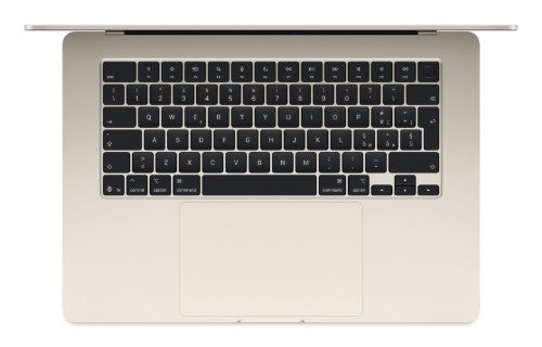 Apple MacBook Air Apple M M4 Laptop 38.9 cm (15.3") 16 GB 512 GB SSD Wi-Fi 6E (802.11ax) macOS Sequoia Beige