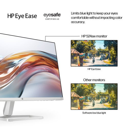 HP Series 5 23.8 inch FHD White Monitor - 524sw