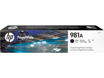 HP J3M71A/981A Ink cartridge black, 6K pages ISO/IEC 19798 106ml for HP PageWide E 58650/556