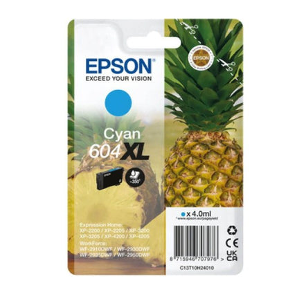 Epson C13T10H24010/604XL Ink cartridge cyan high-capacity, 350 pages 4ml for Epson XP-2200