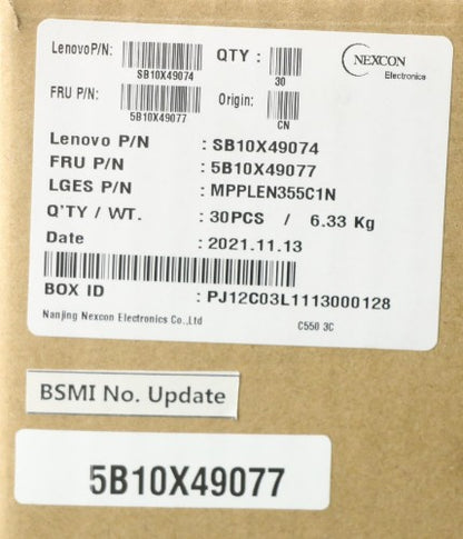 Lenovo 5B10X49077 laptop spare part Battery