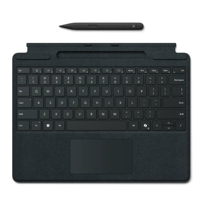 Microsoft Surface Pro Keyboard with Slim Pen for Business QWERTY English Microsoft Cover port Black
