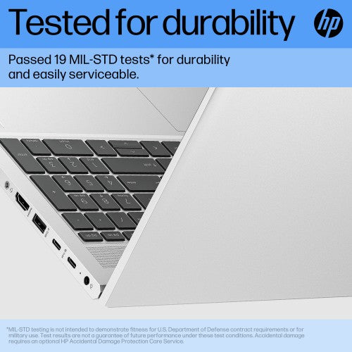 HP ProBook 450 G10 Intel® Core™ i7 i7-1355U Laptop 39.6 cm (15.6") Full HD 16 GB DDR4-SDRAM 512 GB SSD Wi-Fi 6E (802.11ax) Windows 11 Pro Silver