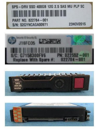 HPE 822784-001 internal solid state drive 400 GB 2.5" SAS