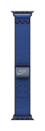 Apple Nike Sport Loop Band Blue Nylon, Recycled polyester, Spandex