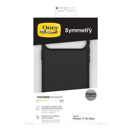 OtterBox Symmetry MagSafe Series for Apple iPhone 17 Pro Max, black