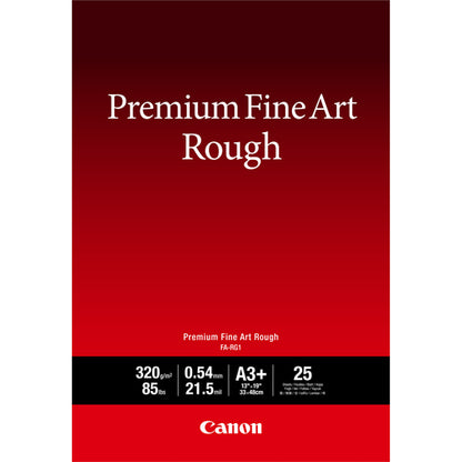 Canon FA-RG1 Premium Fine Art Rough Paper, A3 Plus, 25 sheets