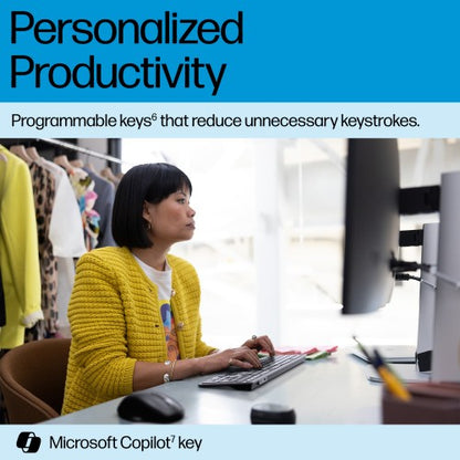 HP 725 Multi-Device Rechargeable Wireless Keyboard