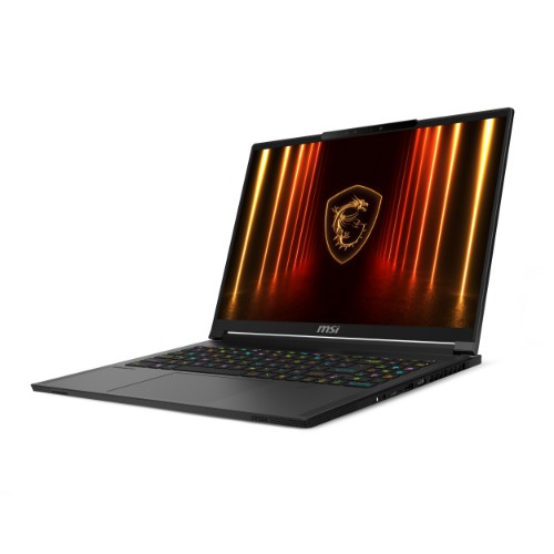 MSI Stealth A18 AI+ A3XWHG-002UK Copilot+ PC AMD Ryzen AI 9 HX 370 Laptop 45.7 cm (18") Quad HD+ 32 GB DDR5-SDRAM 2 TB SSD NVIDIA GeForce RTX 5070 Ti Wi-Fi 7 (802.11be) Windows 11 Pro UK English Black