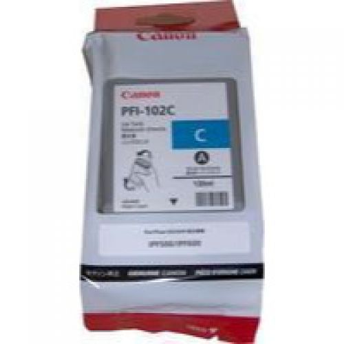 Canon 0896B001/PFI-102C Ink cartridge cyan 130ml for Canon IPF 500/600/700/750