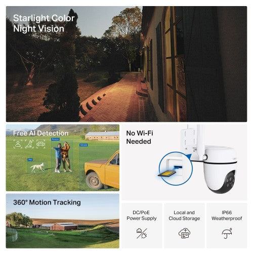 TP-Link Outdoor Pan/Tilt 4G LTE Camera