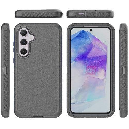 Techair TAPGR037 The Samsung A55 (5G) Rugged Case offers a perfect fit, easy access, and ultimate protection—complete with an inbuilt screen protector to keep scratches at bay. Tough, stylish, and built to last!