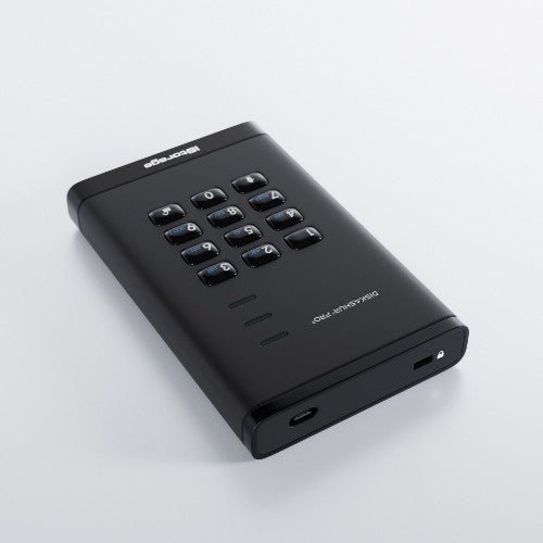 iStorage diskAshur PRO³ HDD 1TB | Secure Portable Hard Drive |FIPS 140-3 Level 3 compliant | AES-XTS 256-bit Hardware Encryption | PIN protected | OS & Platform Independent |GDPR, TAA Compliant|Brute force hack defence | Dust/Water Resistant
