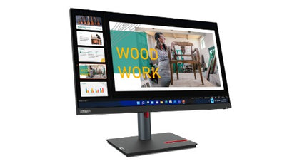 Lenovo ThinkVision P24q-30 computer monitor 60.5 cm (23.8") 2560 x 1440 pixels Quad HD LED Black