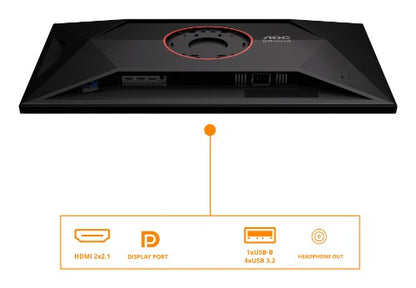 AOC G4 U32G4U computer monitor 80 cm (31.5") 3840 x 2160 pixels 4K Ultra HD Black, Red