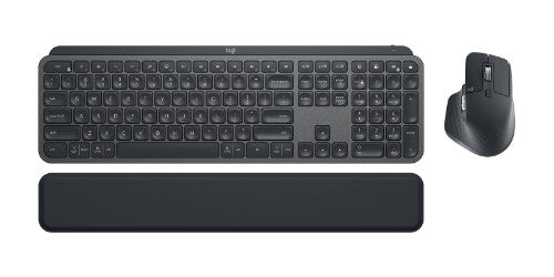 Logitech 920-010932 keyboard Mouse included Office RF Wireless + Bluetooth QWERTY UK International Graphite