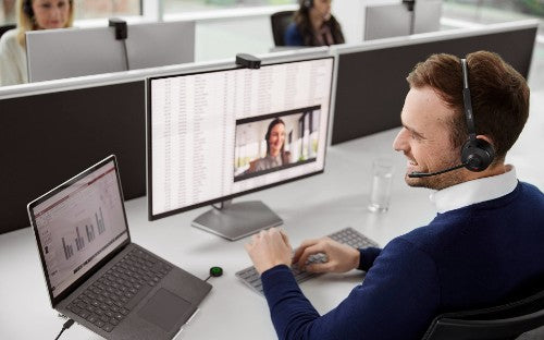 Jabra ENGAGE 55 UC STEREO Headset Wireless Head-band Office/Call center Black