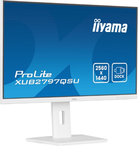 iiyama ProLite XUB2797QSU-W2 computer monitor 68.6 cm (27") 2560 x 1440 pixels Quad HD LED White