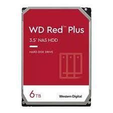 Western Digital Red Plus internal hard drive 6 TB 5400 RPM 256 MB 3.5" Serial ATA III