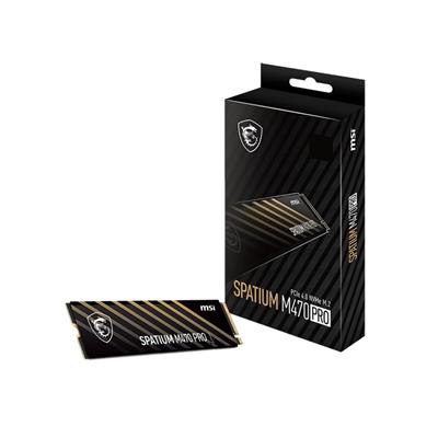 MSI Spatium M470 PRO PCIe 4.0 NVMe M.2 1TB PCI Express 4.0 3D NAND