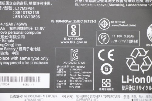 Lenovo 5B10W13896 laptop spare part Battery