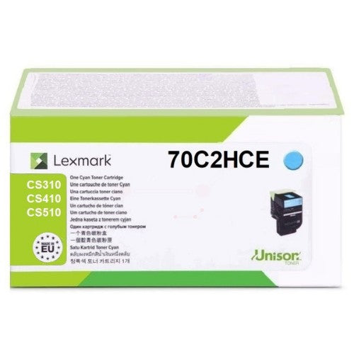 Lexmark 70C2HCE/702HC Toner-kit cyan Project, 3K pages ISO/IEC 19798 for Lexmark CS 310/510