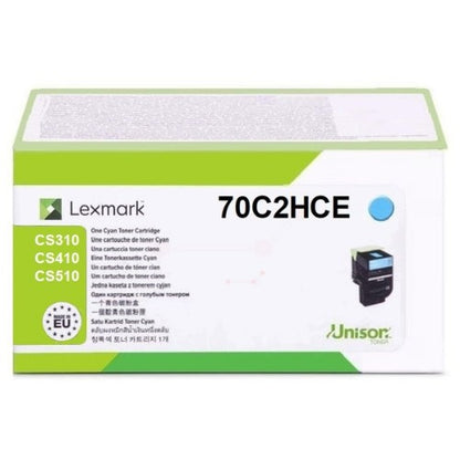 Lexmark 70C2HCE/702HC Toner-kit cyan Project, 3K pages ISO/IEC 19798 for Lexmark CS 310/510
