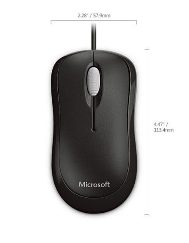 Microsoft Basic Optical mouse Office Ambidextrous USB Type-A 800 DPI