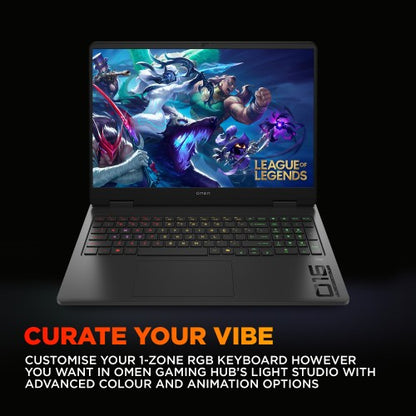 HP OMEN Gaming 16-am0301na Intel® Core™ i7 i7-14650HX Laptop 40.6 cm (16") 2K 24 GB DDR5-SDRAM 1 TB SSD NVIDIA GeForce RTX 5070 Wi-Fi 6E (802.11ax) Windows 11 Home Black
