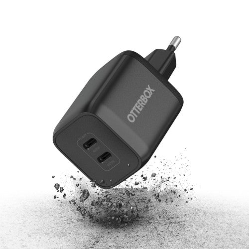 OtterBox Standard EU Wall Charger 65W - 1X USB-C 45W + 1X USB-C 20W USB-PD