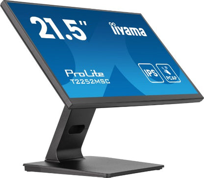 iiyama ProLite T2252MSC-B2AG computer monitor 54.6 cm (21.5") 1920 x 1080 pixels Full HD LCD Touchscreen Black
