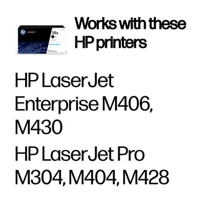 HP CF259A/59A Toner cartridge, 3K pages ISO/IEC 19752 for HP LaserJet Pro M 304