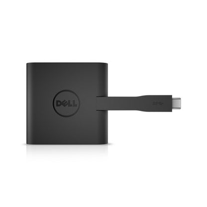 DELL USB-C - HDMI / VGA / Ethernet / USB 3.0, Black