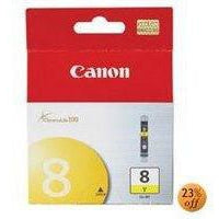 Canon 0623B001/CLI-8Y Ink cartridge yellow, 530 pages ISO/IEC 24711 13ml for Canon Pixma IP 3300/4200/6600/MP 960/Pro 9000