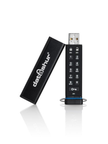 iStorage datAshur 8 GB | Secure Flash Drive | FIPS 140-2 Level 3 Certified |AES-CBC 256-bit Hardware Encryption | OS & Platform Independent | Type A