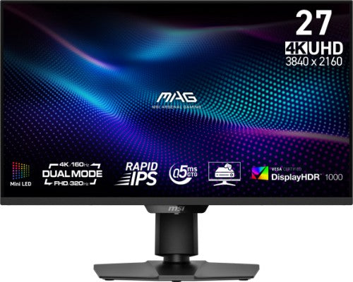 MSI MAG 274UPDF E16M computer monitor 68.6 cm (27") 3840 x 2160 pixels 4K Ultra HD LED Black