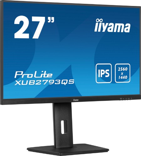 iiyama ProLite XUB2793QS-B7 computer monitor 68.6 cm (27") 2560 x 1440 pixels Quad HD LED Black