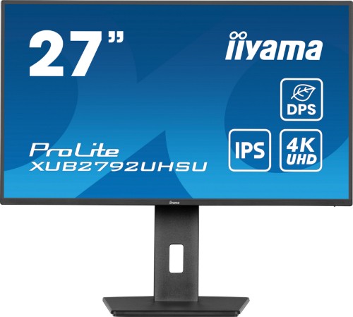 iiyama ProLite XUB2792UHSU-B6 computer monitor 68.6 cm (27") 3840 x 2160 pixels 4K Ultra HD LED Black
