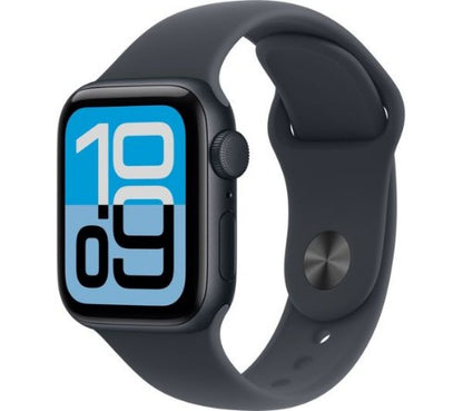 Apple Watch SE (3nd generation) SE 3 GPS 40mm Midnight Aluminium Case with Midnight Sport Band - M/L