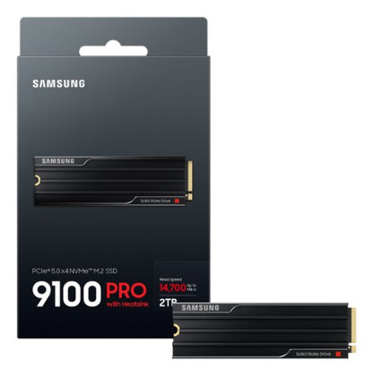 Samsung 9100 PRO Heatsink PCIe® 5.0 NVMe™ M.2 SSD - 2 TB