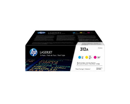 HP CF440AM/312A Toner cartridge MultiPack cyan magenta yellow, 3x2.7K pages ISO/IEC 19798 Pack=3 for HP CLJ Pro M 476